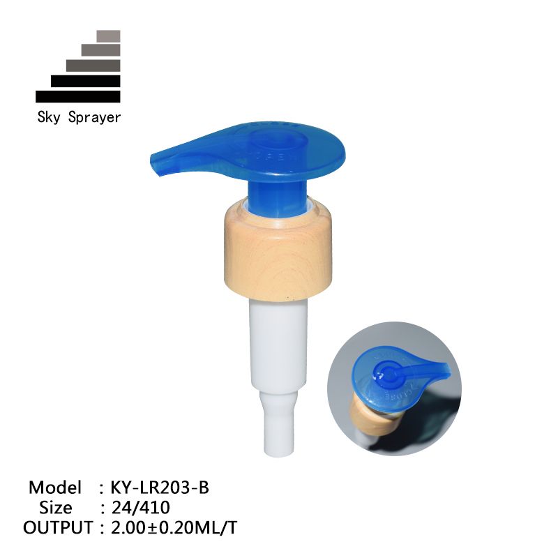 Colorful Ribbid Wall Plastic Lotion Pump