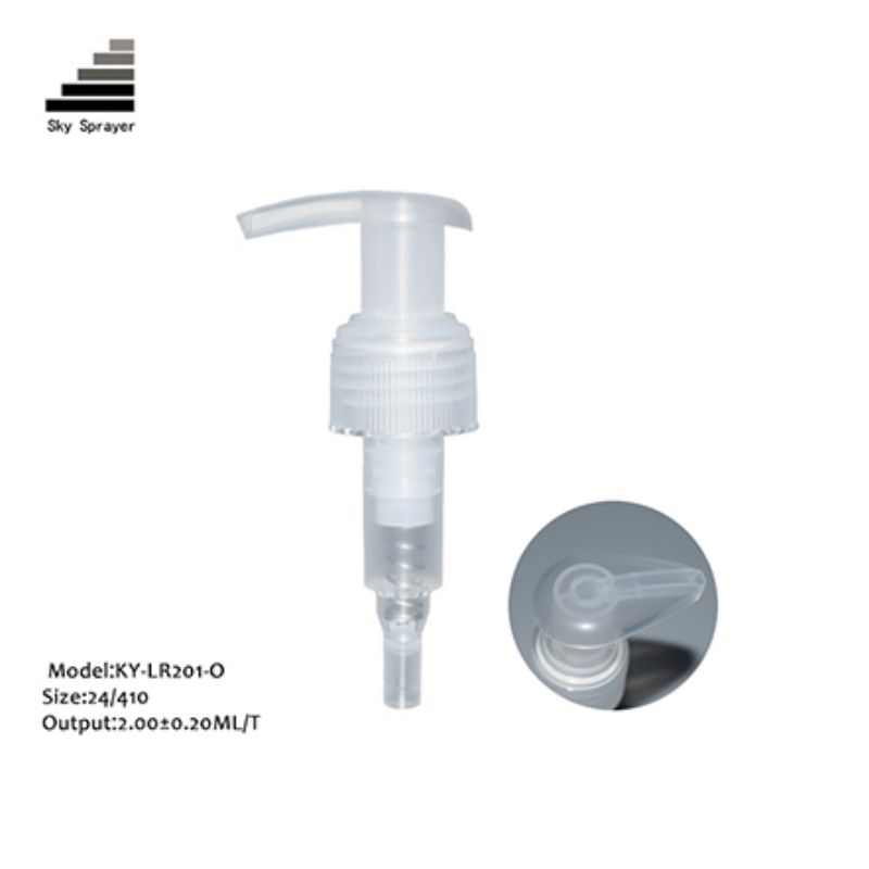 24/410 Transparent Lotion Pump For Cosmetic Bottle