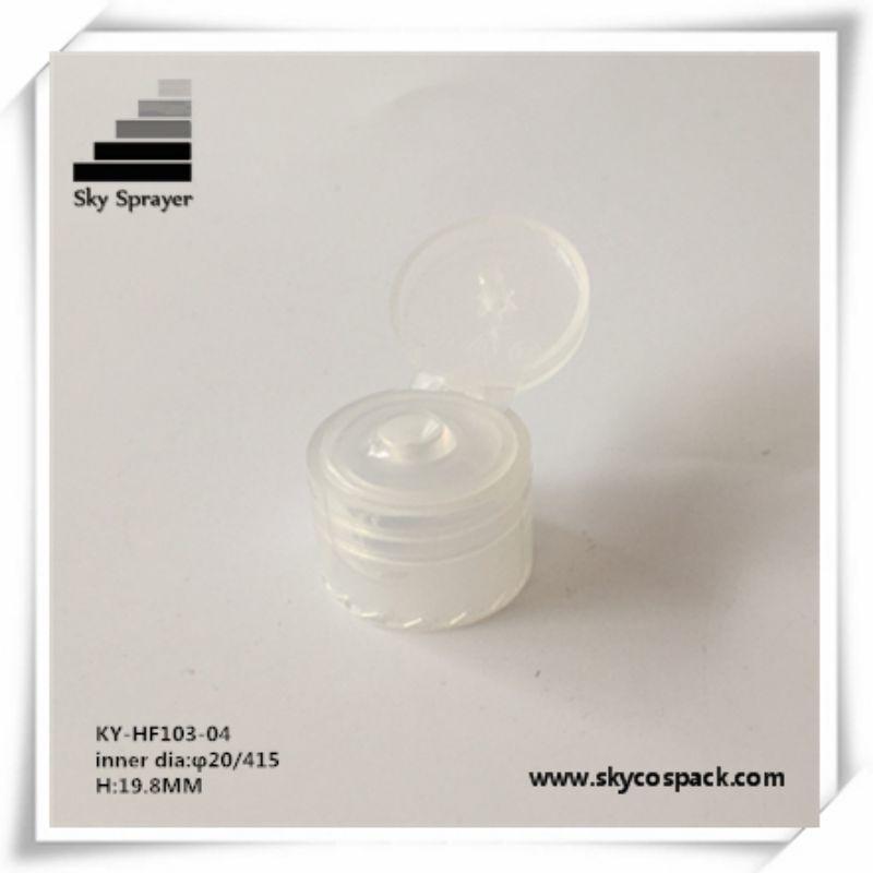 Transparent Flip Top Plastic Cap For Bottle