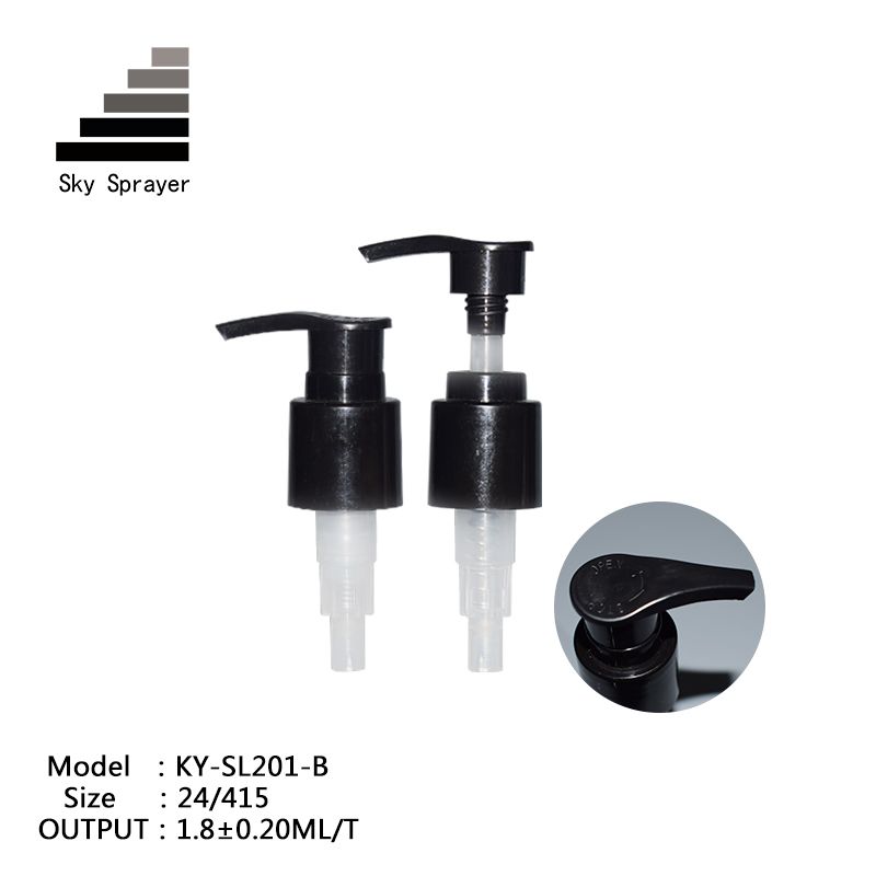 24415 black surface lotion pump