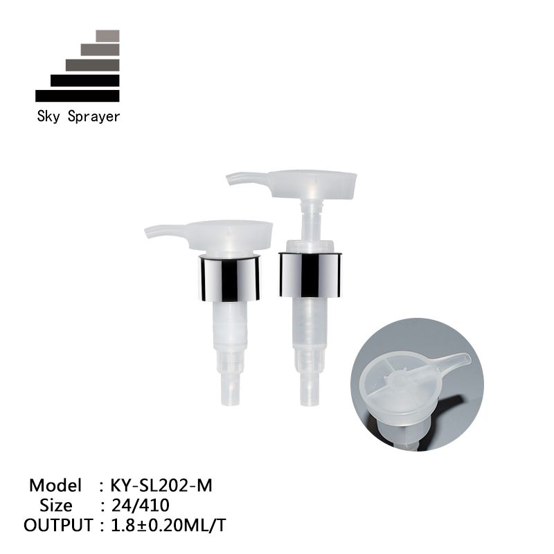 Different kinds of silvery dispenser empty bottles lotion pump