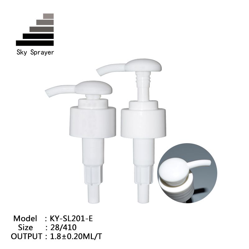 28mm white lotion pump dispenser