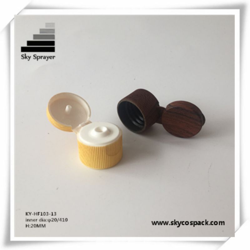 20/410 Bamboo Flip Top Cap For Plastic Bottle