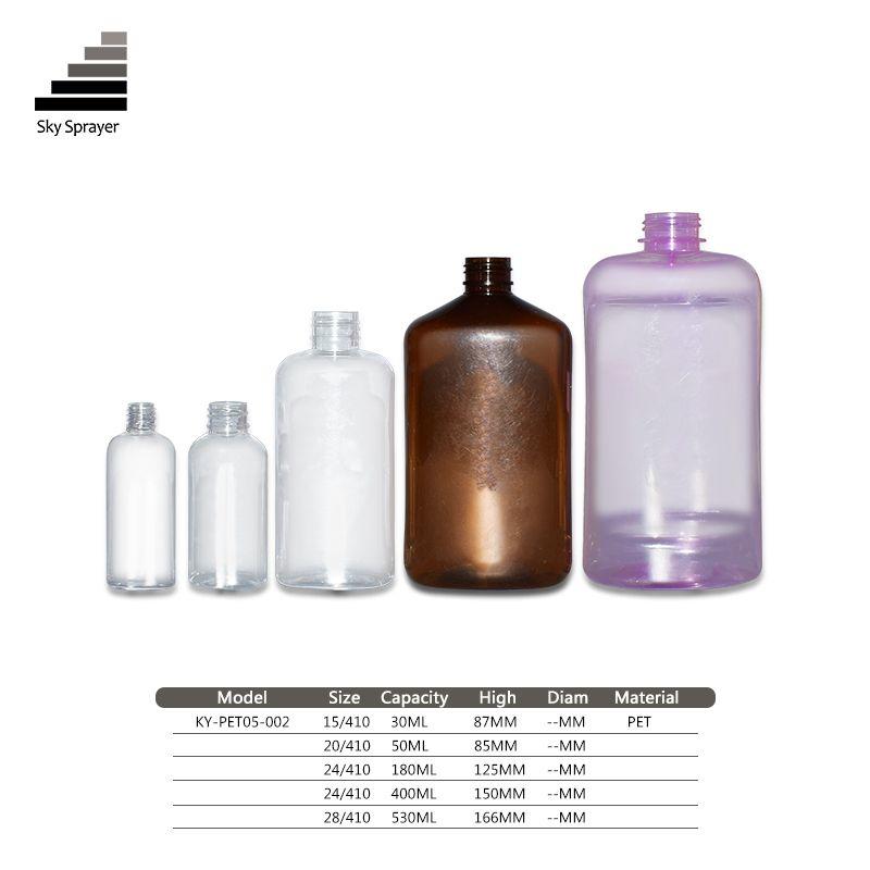 Plastic Bottle Manufacturer Suppliers Custom Wholesale  PET  Empty Plastic Bottles