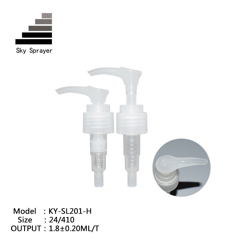 24mm transparent lotion pump
