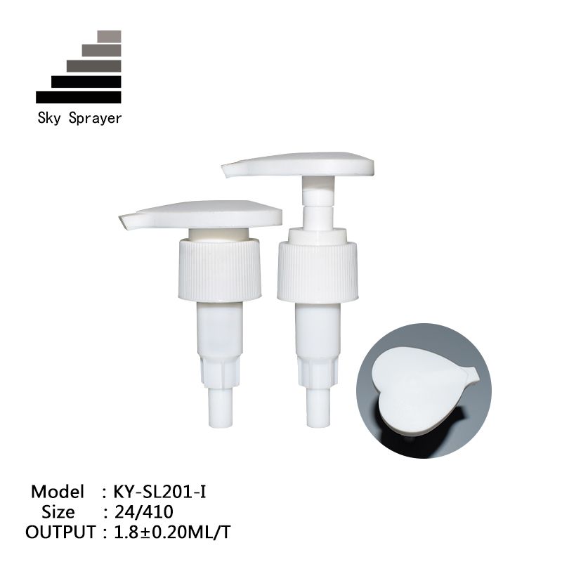 28mm lotion pump with heart cap