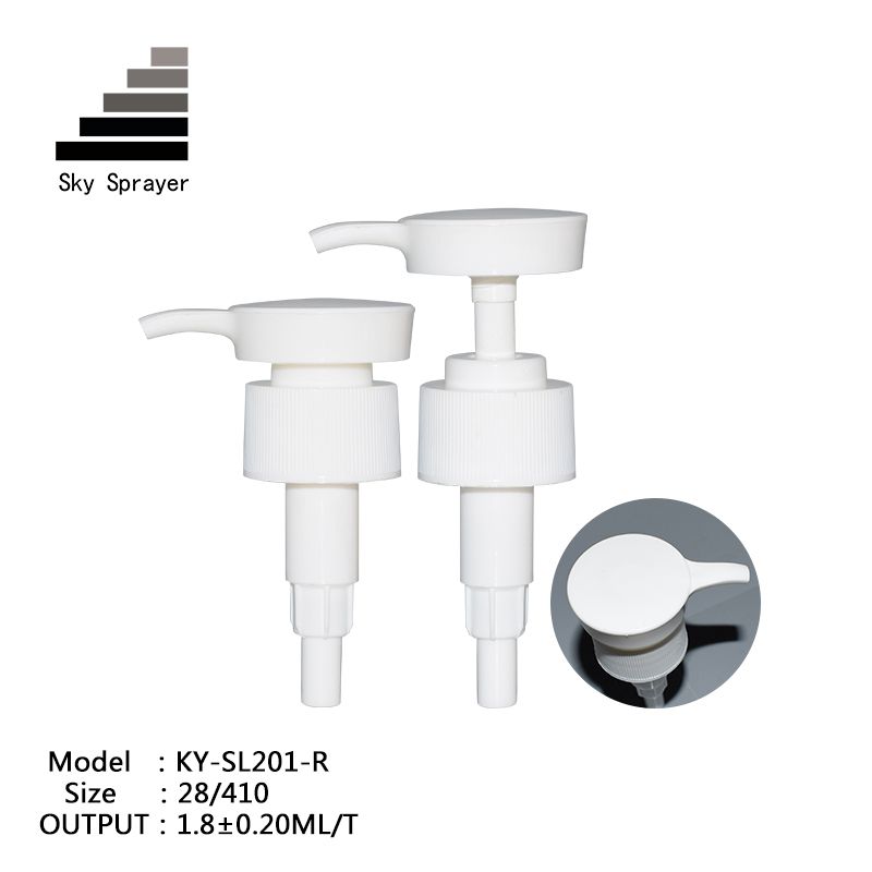 28mm white lotion pump 