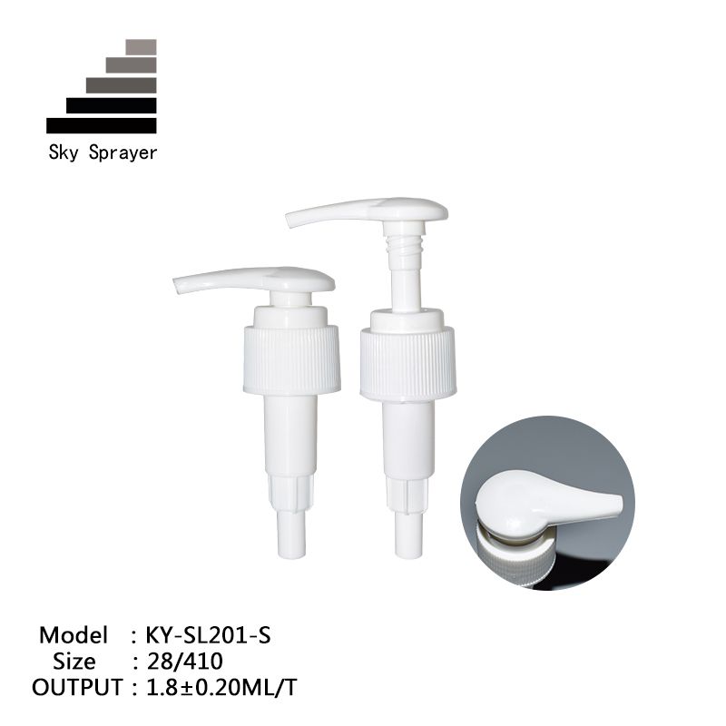 28mm white lotion pump dispenser