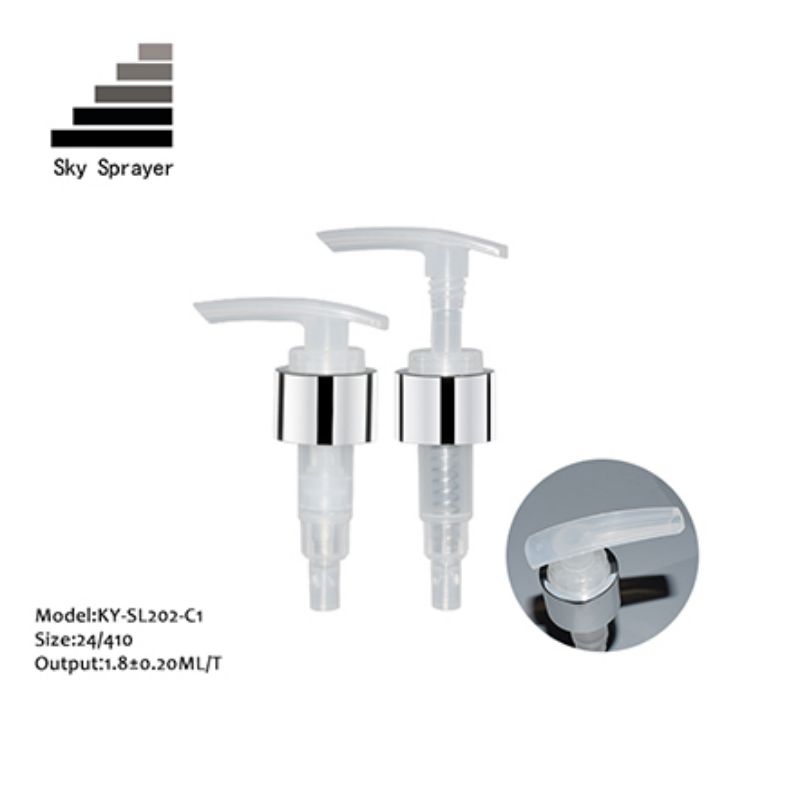 28410 silver color lotion pump