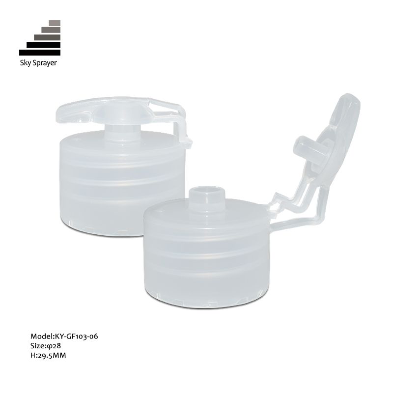 Transparent Plastic PP Flip Top Cap Bottle Cap 