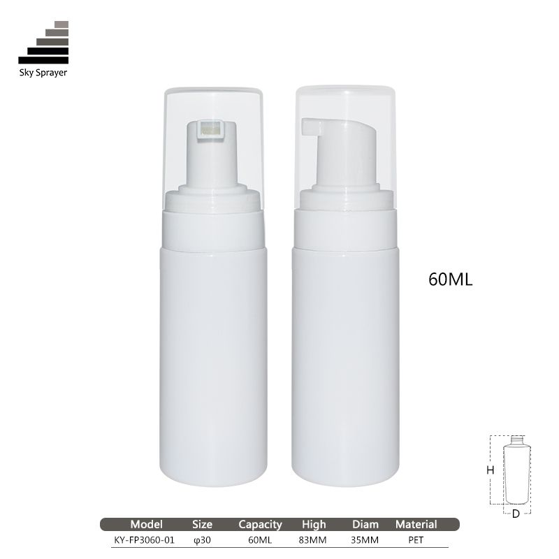 60ml foam pump bottle set