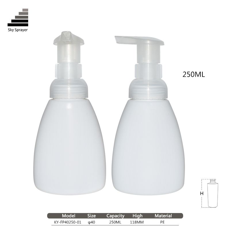 250ml foam pump bottle set