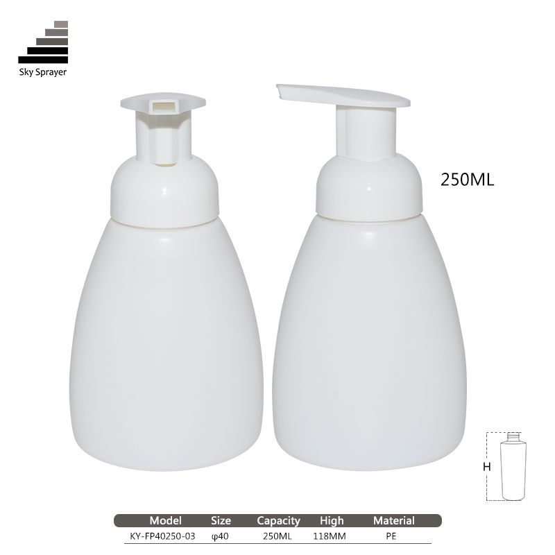250ml foam pump bottle set