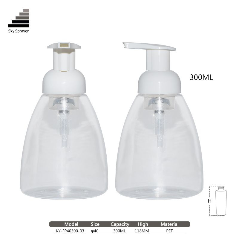 300ml foam pump bottle set