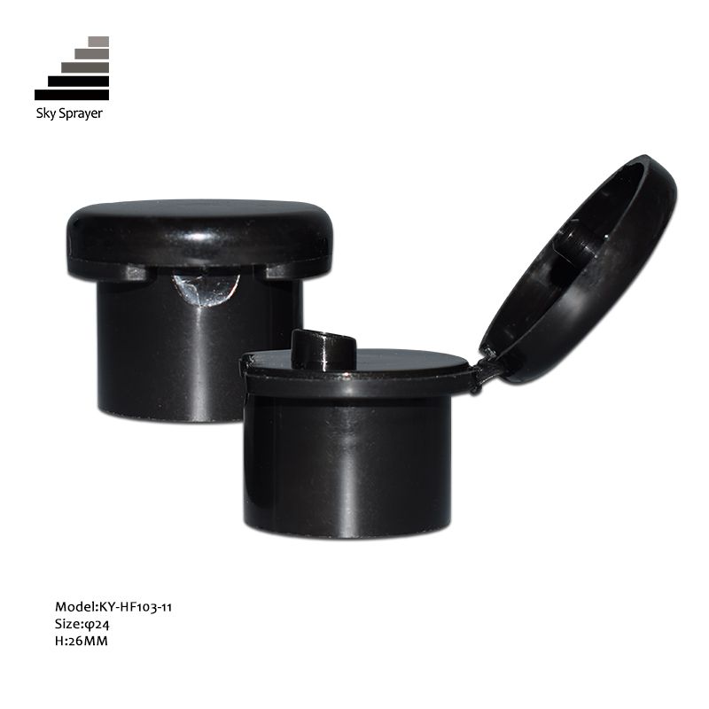 Clear Plastic PP Flip Top Cap For Bottle