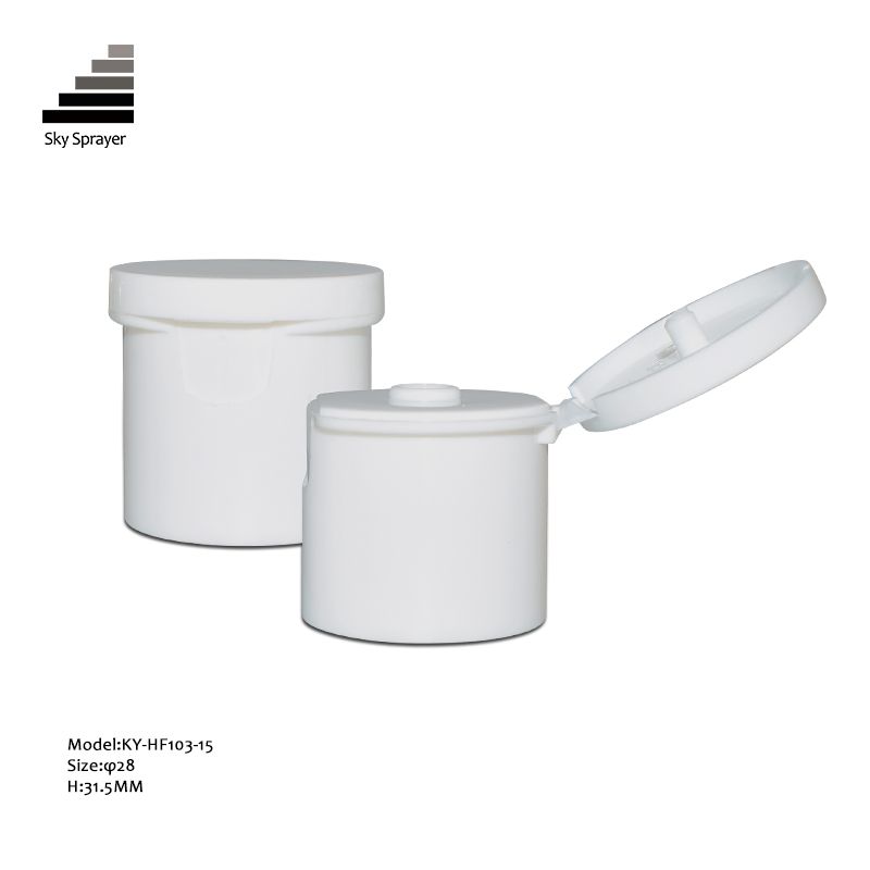 PP Plastic Flip Top Cap For Shampoo Bottle