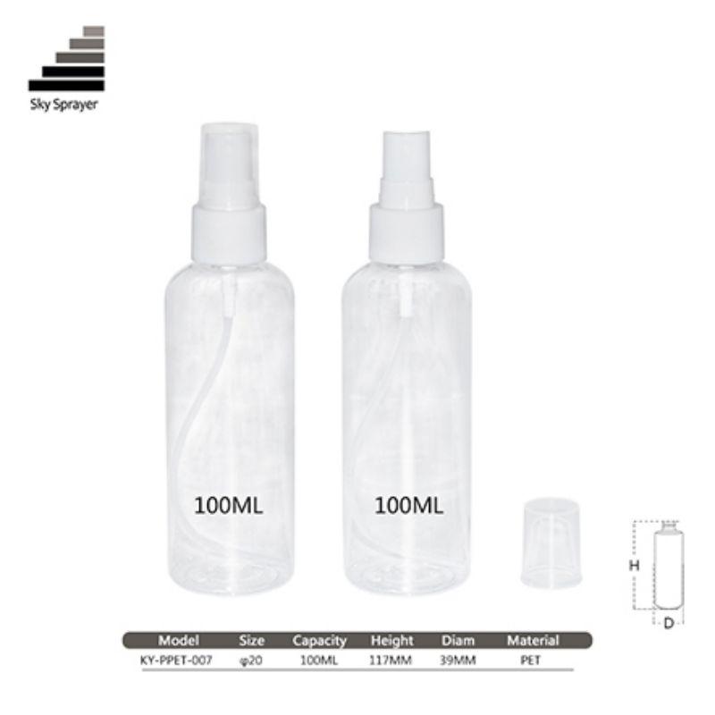 100ml cosmetic packaging  PET plastic bottle 