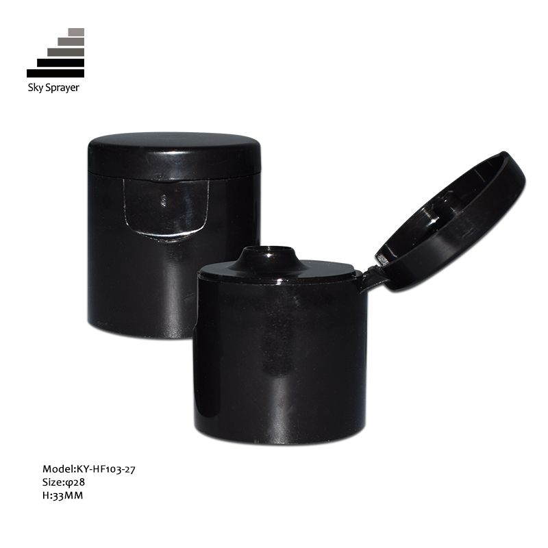 Smooth Wall Plastic Flip Top Cap For Bottle