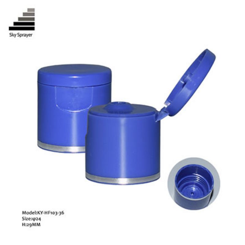 24MM Colored Plastic Flip Top Cap 