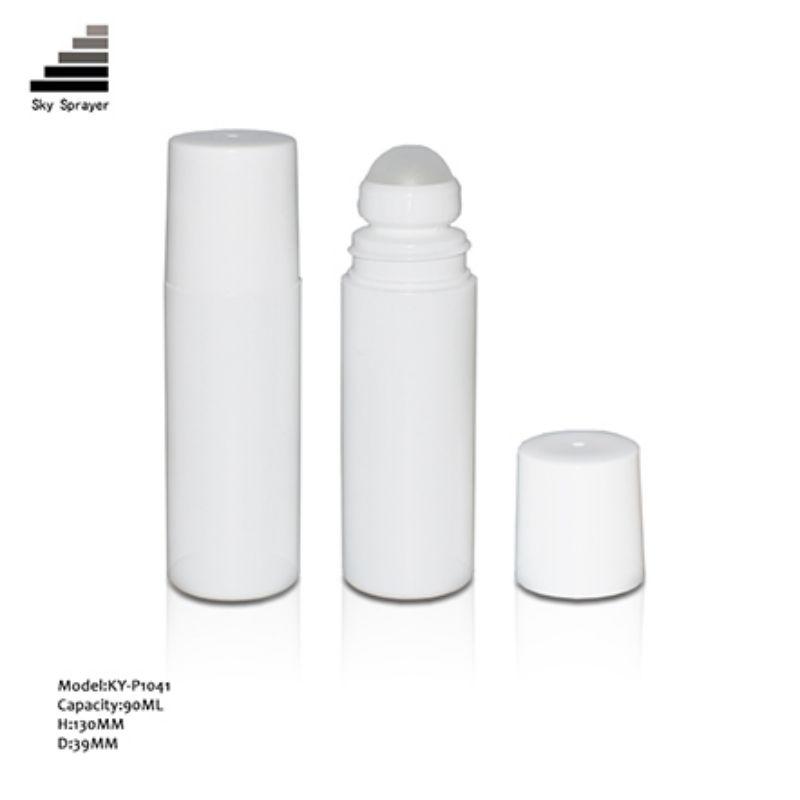 90ML fancy cosmetic empty deodorant plastic roll on bottle