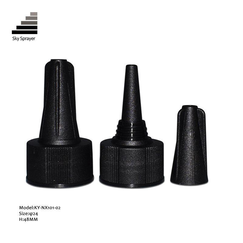 24MM Plastic Nozzle Cap For Hair Lotion And Eye Drop