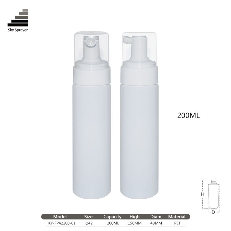 Bubble cleaning eyelash shampoo foam bottle
