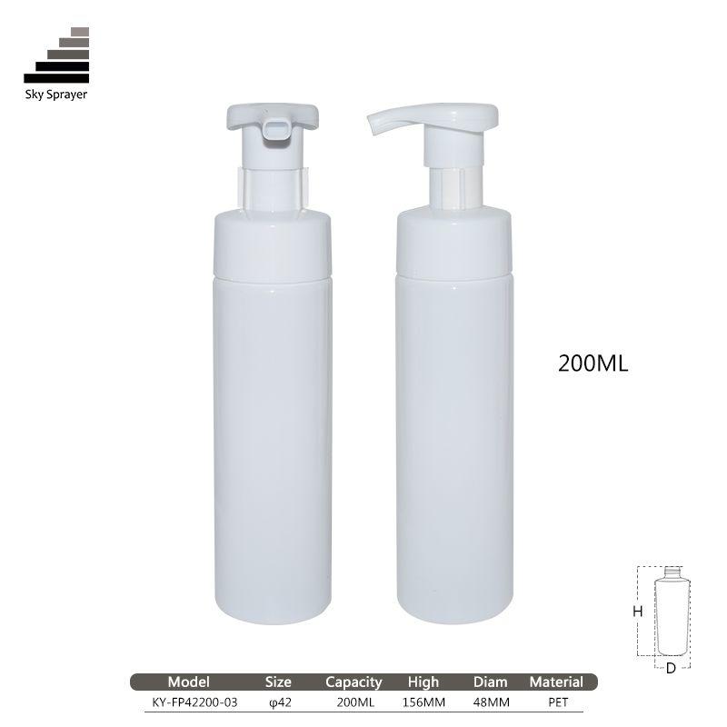High quality 200ml lotion foam plastic pump for shmpoo