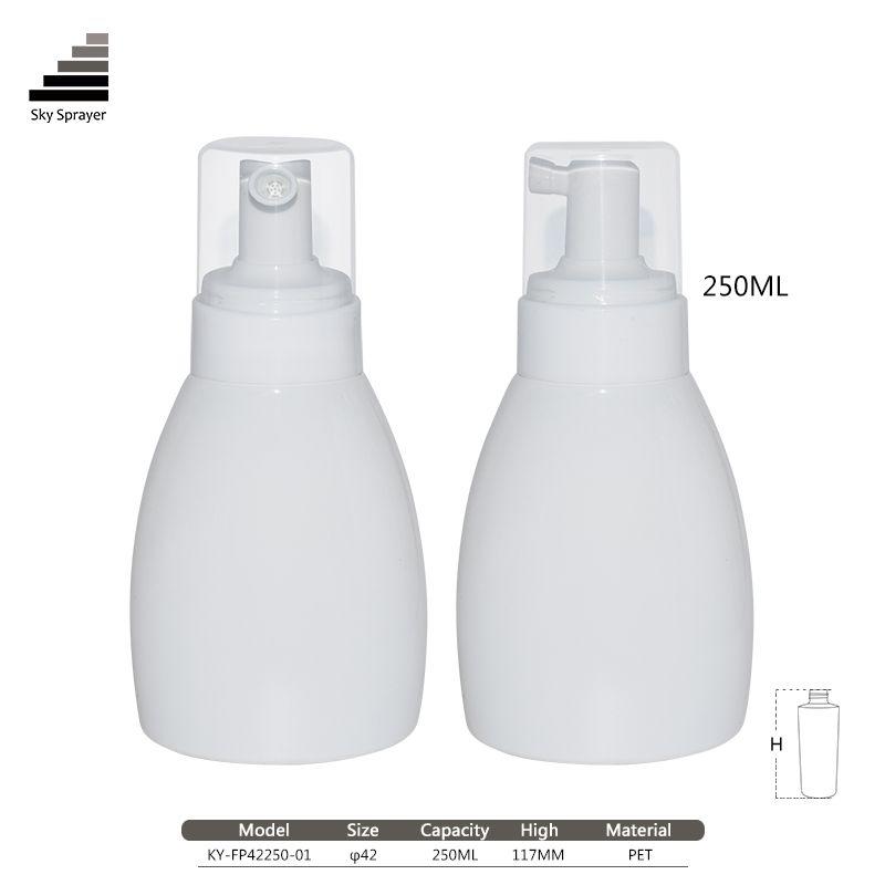 Factory plastic foam cleaning bottle for washing
