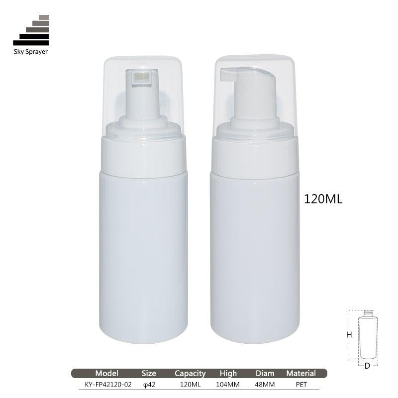 China factory 120ml foam plastic bottle