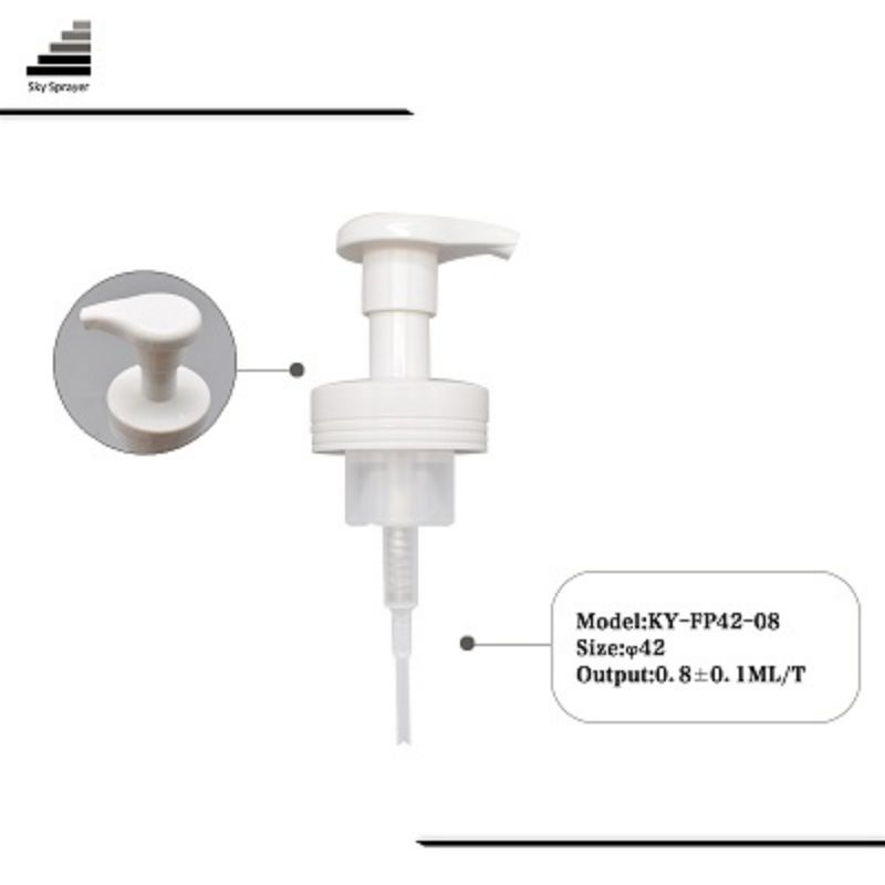 42mm facial cleaner foam pump 