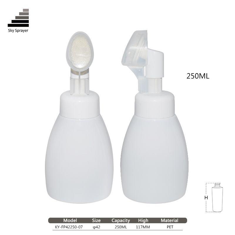 250ml facial cleaner makeup remover foam bottle