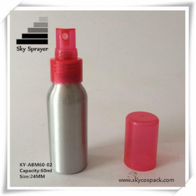 High quality  luxury cosmetic aluminum spray fine mist bottle