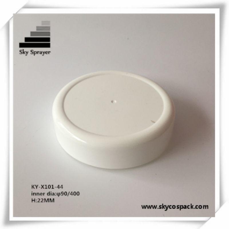 Screw Cap White PP Plastic Cap For Cosmetic Jar