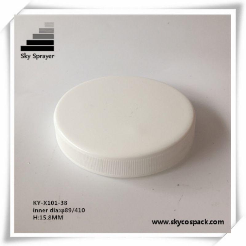 White Plastic PP Bottle Cap For Cosmetic Jar