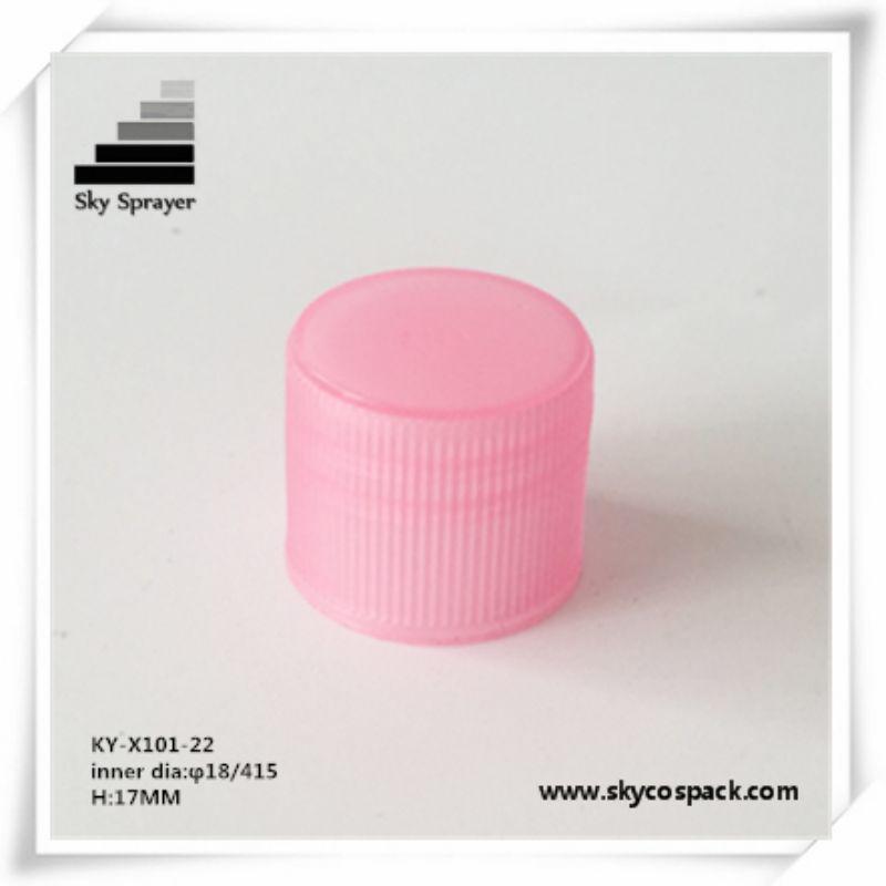 Transparent Pink Screw Cap Cosmetic Bottle Cap