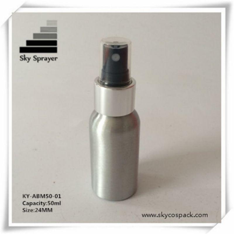 High quality  luxury cosmetic aluminum spray fine mist bottle