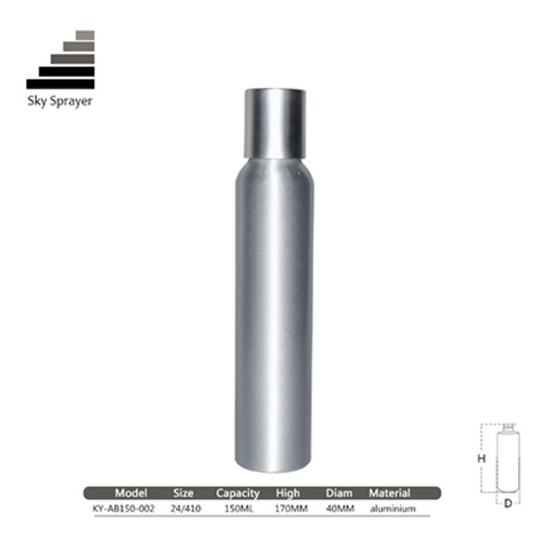 Good Reputation Exquisite 150ml Aluminum Cosmetics Package Bottle