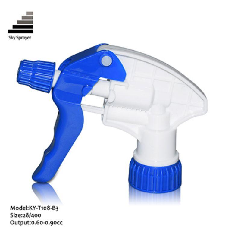 Factory Blue White Plastic Fine Mist Trigger Sprayer High Quality