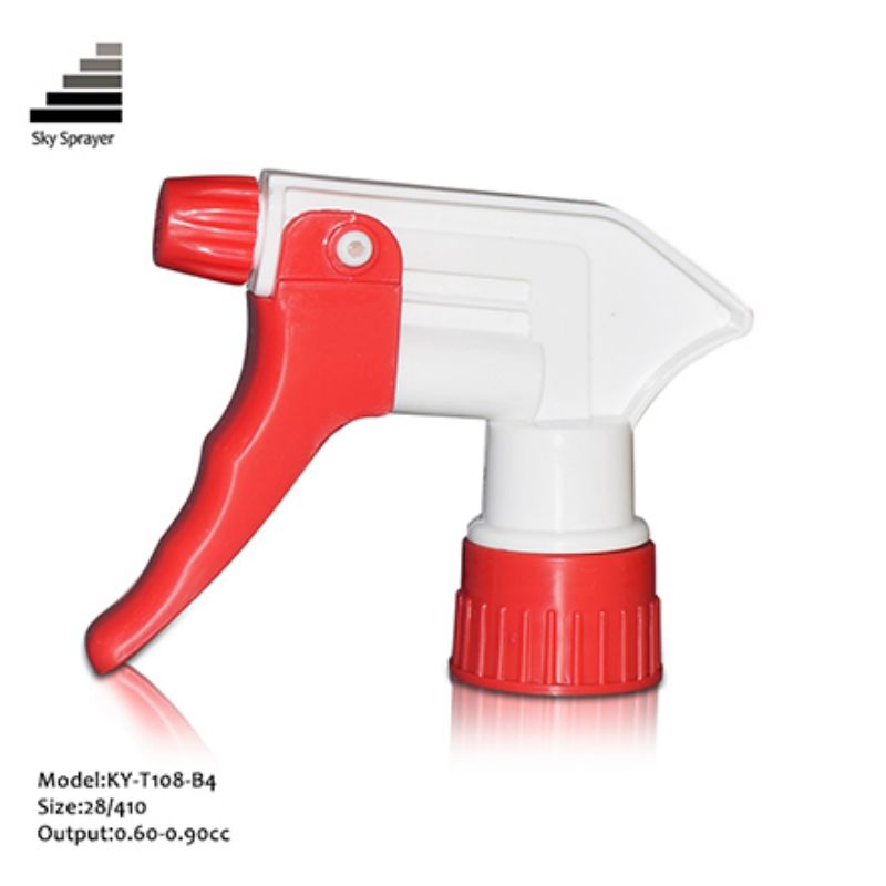 Chemical resistant trigger sprayer new cleaning custom plastic head for bottle