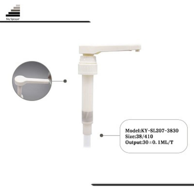 38mm white lotion pump