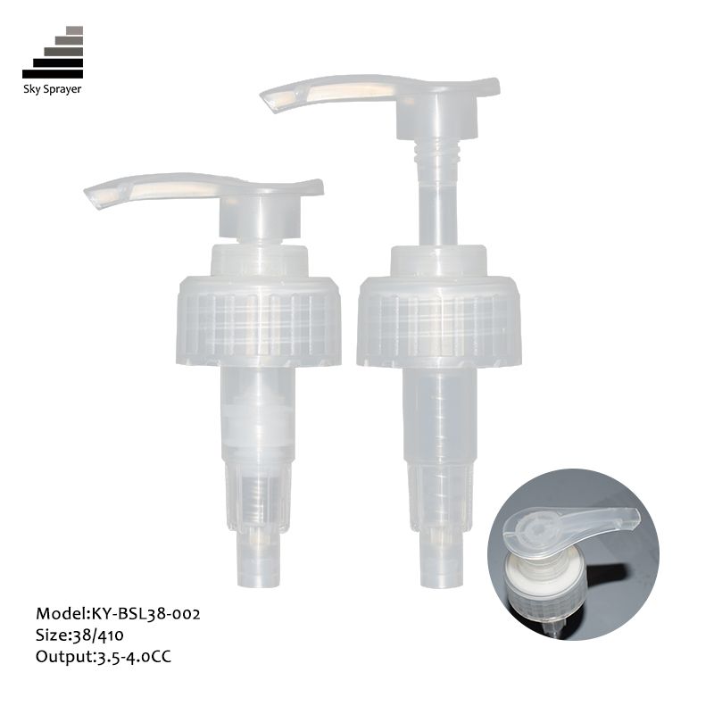 38mm transparent lotion pump