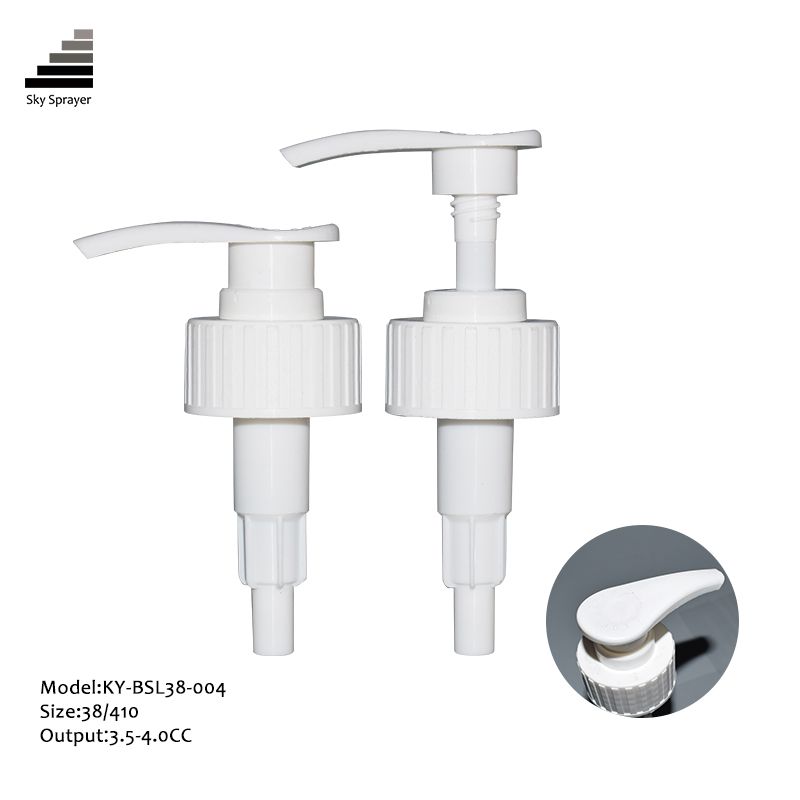 38mm white lotion pump dispenser