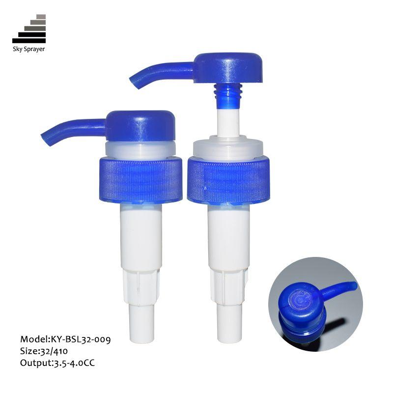 32mm lotion pump dispenser blue