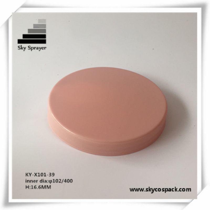 New Style Pink Plastic Bottle Cap For Cosmetic Jar 