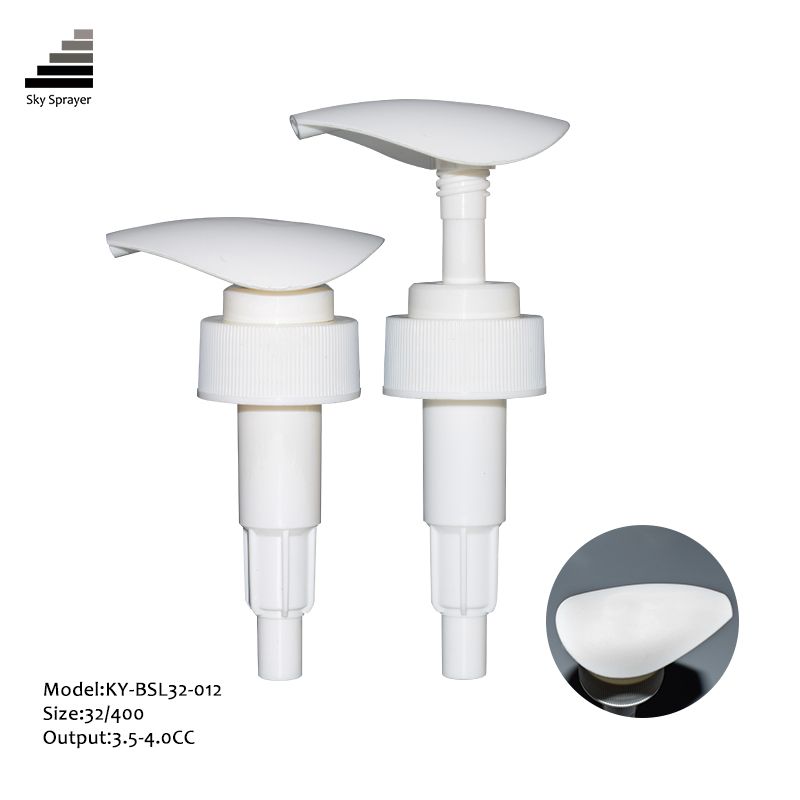32mm lotion pump dispenser white color