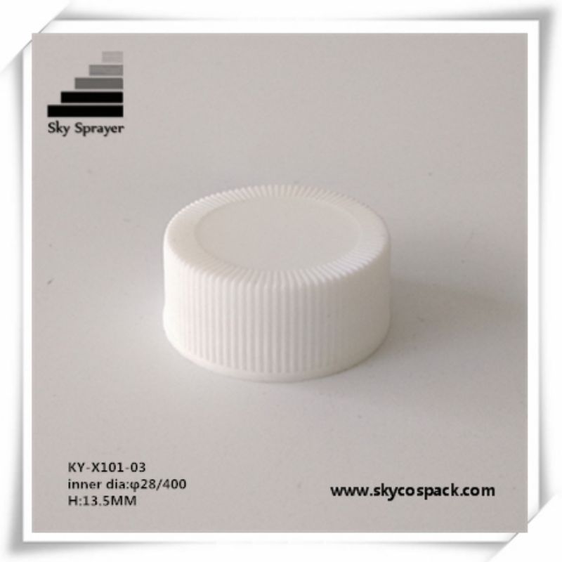 White PP Plastic Cap For Bottle Screw Cap