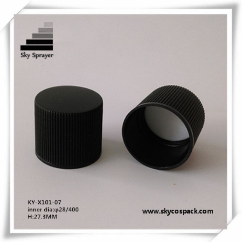 Black PP Plastic Cap Screw Cap Bottle Cap