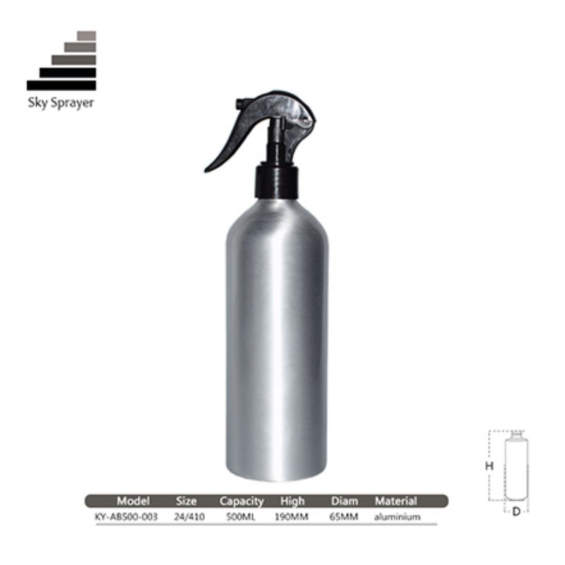 Good Reputation Exquisite 500ml Aluminum Cosmetics Package Bottle