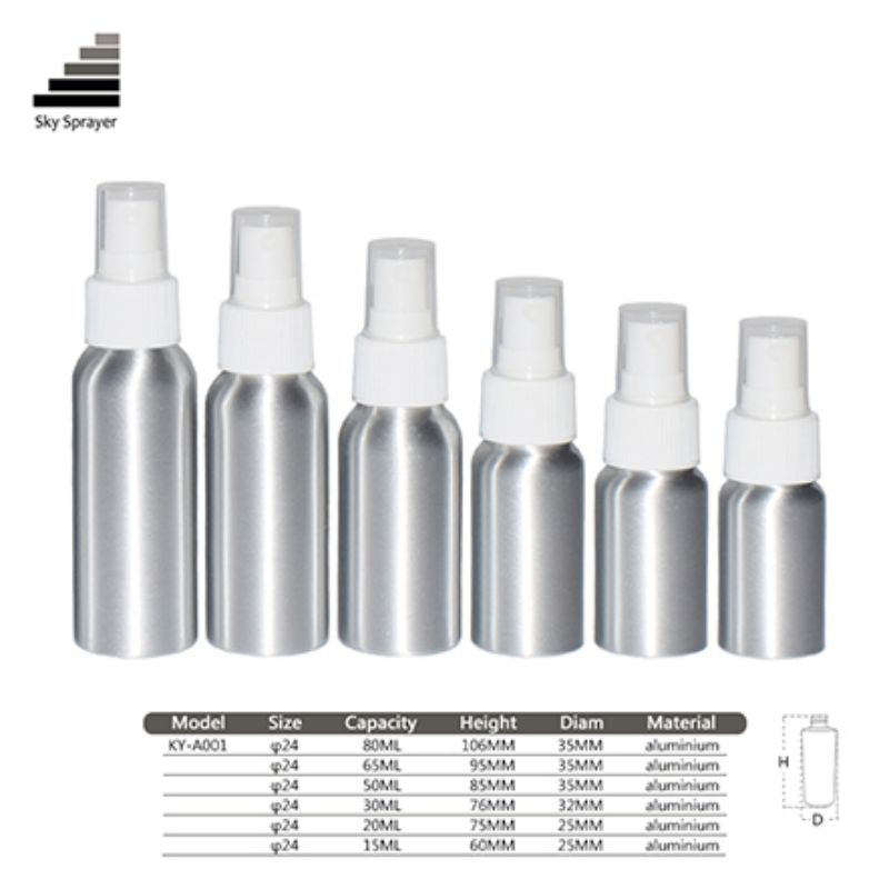 Sales of matching aluminum bottles