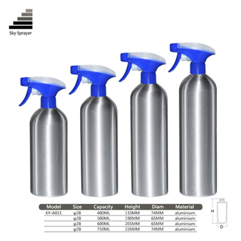 Sales of supporting aluminum bottles